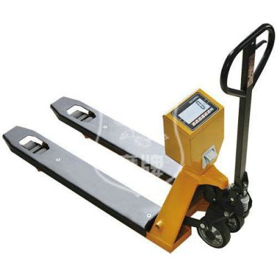 Electronic forklift truck scale